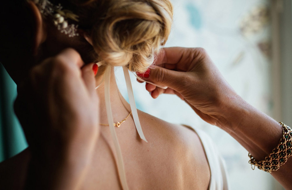 préparation de la marièe